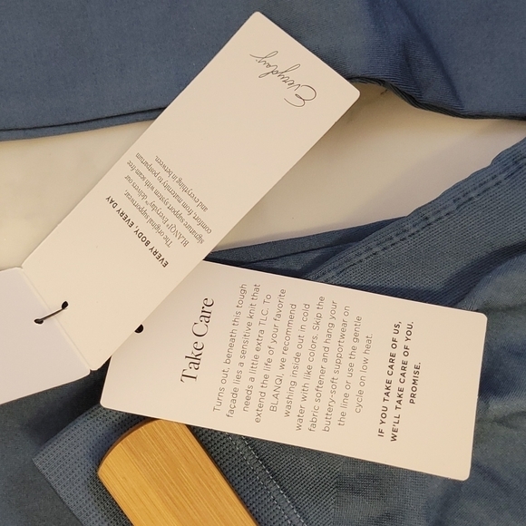 BLANQI Everyday Maternity Belly Support Leggings In Oil Blue Size S - Picture 8 of 13